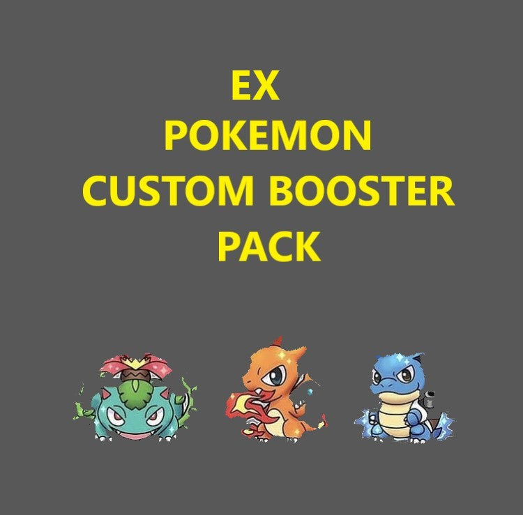 Pokemon Mystery 15 Card Booster Pack with One EX card!