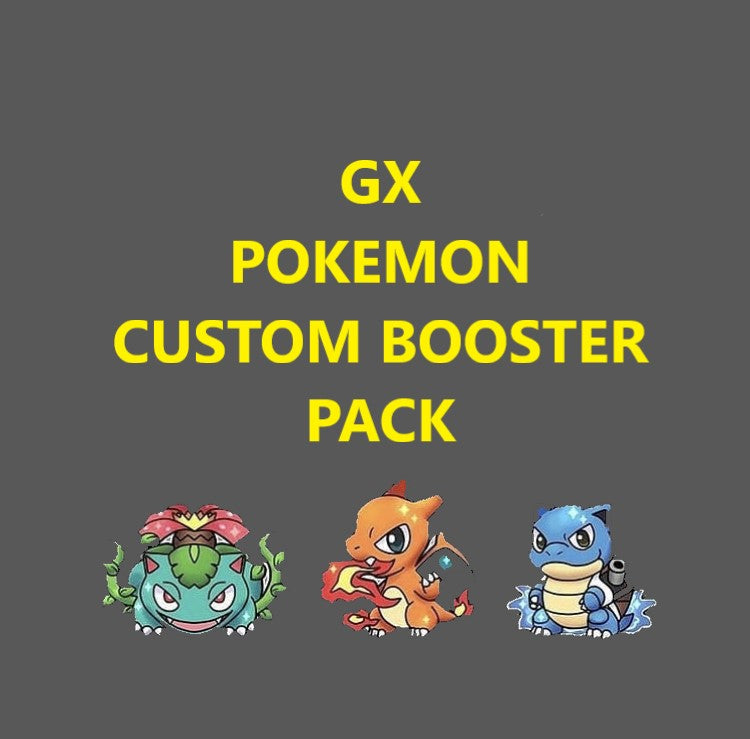 Pokemon Mystery 15 Card Booster Pack with One GX Card!