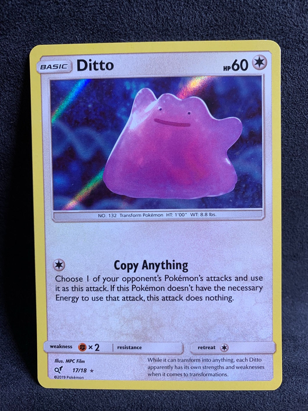 Ditto - 17/18 - Holo Rare - Pokemon Singles » Detective Pikachu - CoreTCG