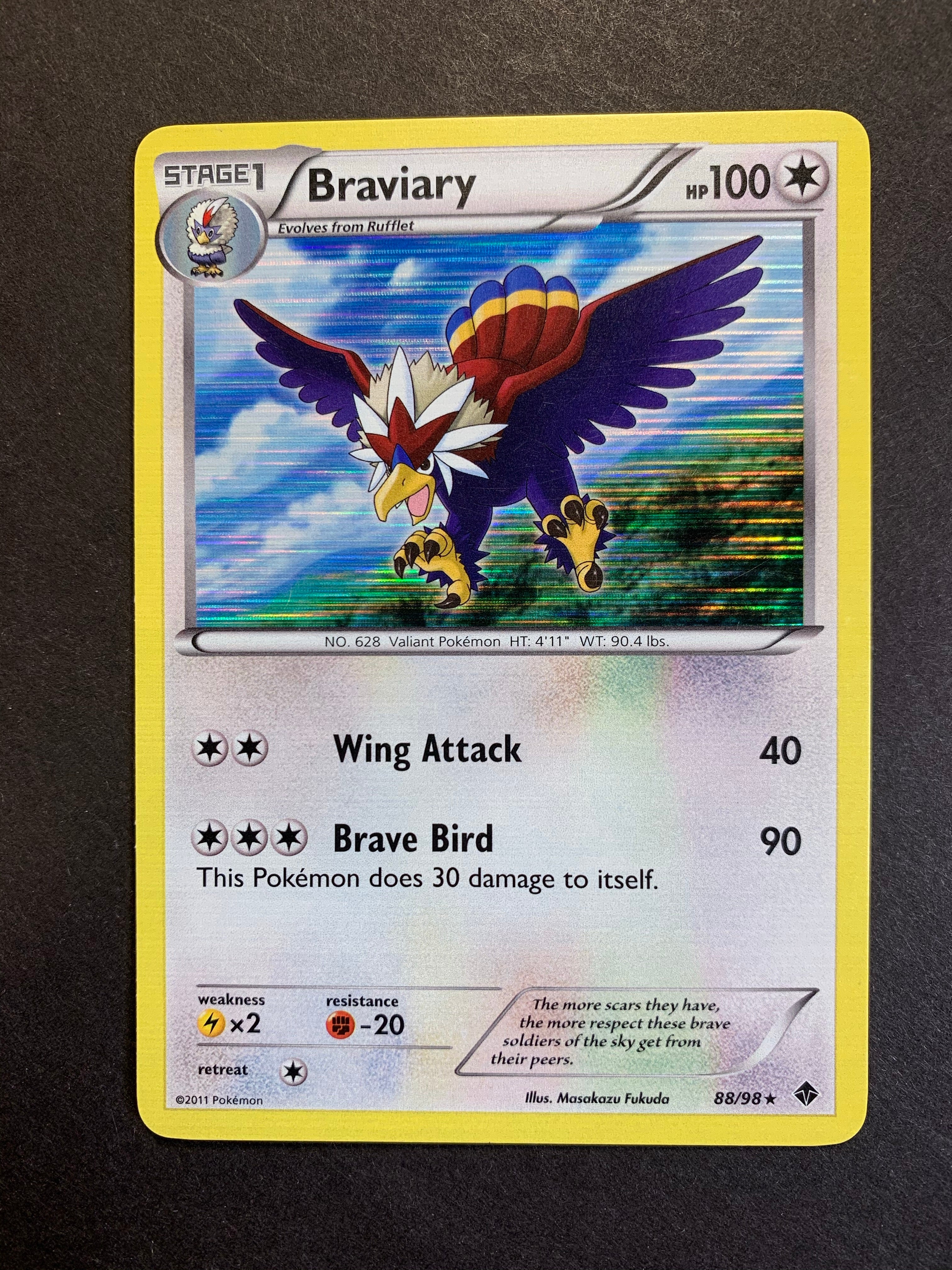 Braviary - 88/98 Holo Rare JAB Games13 Braviary - 88/98 Holo Rare JAB Games13