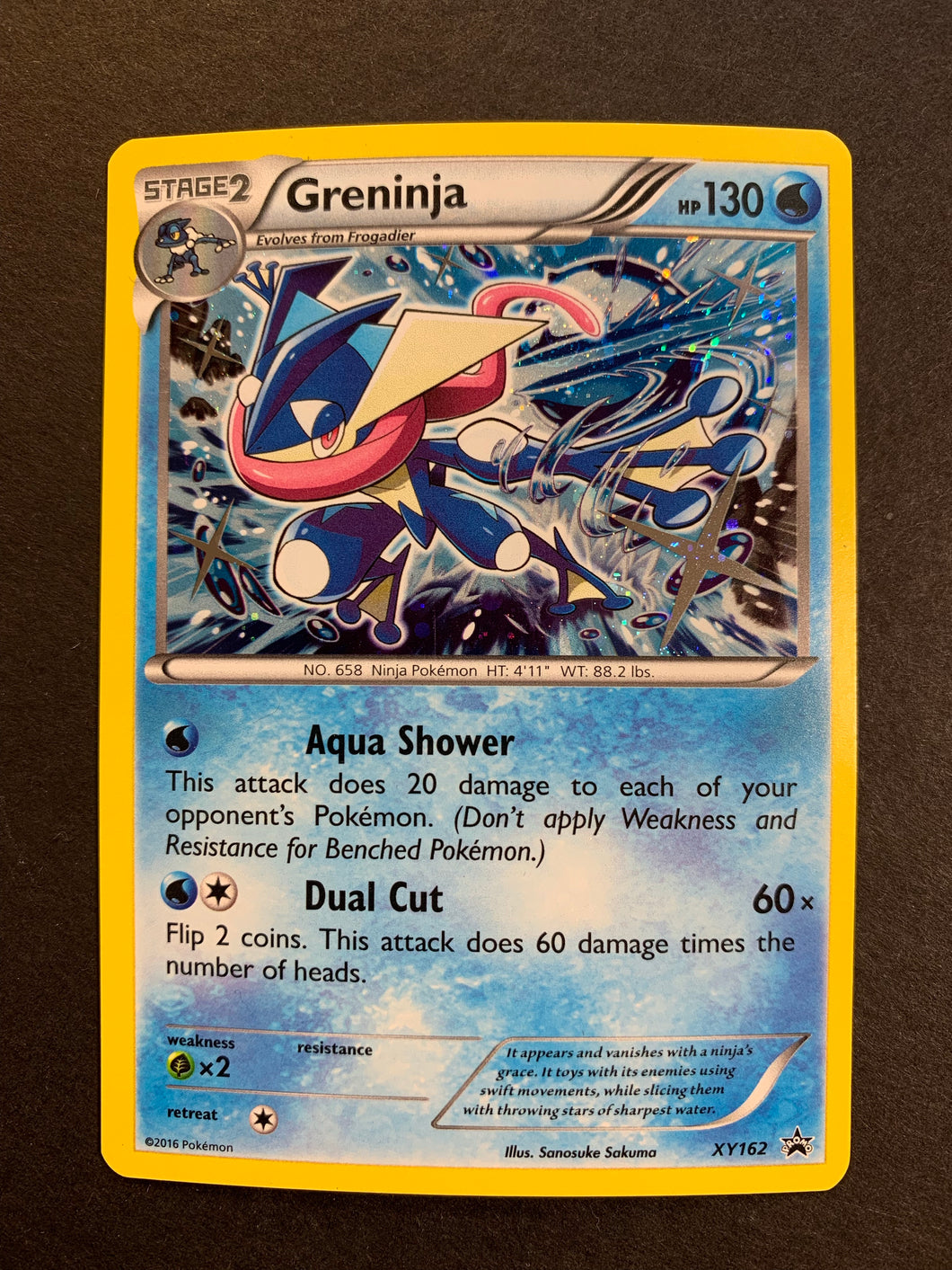 Greninja - XY162 Holo Rare Promo JAB Games13 Greninja - XY162 Holo Rare Promo JAB Games13