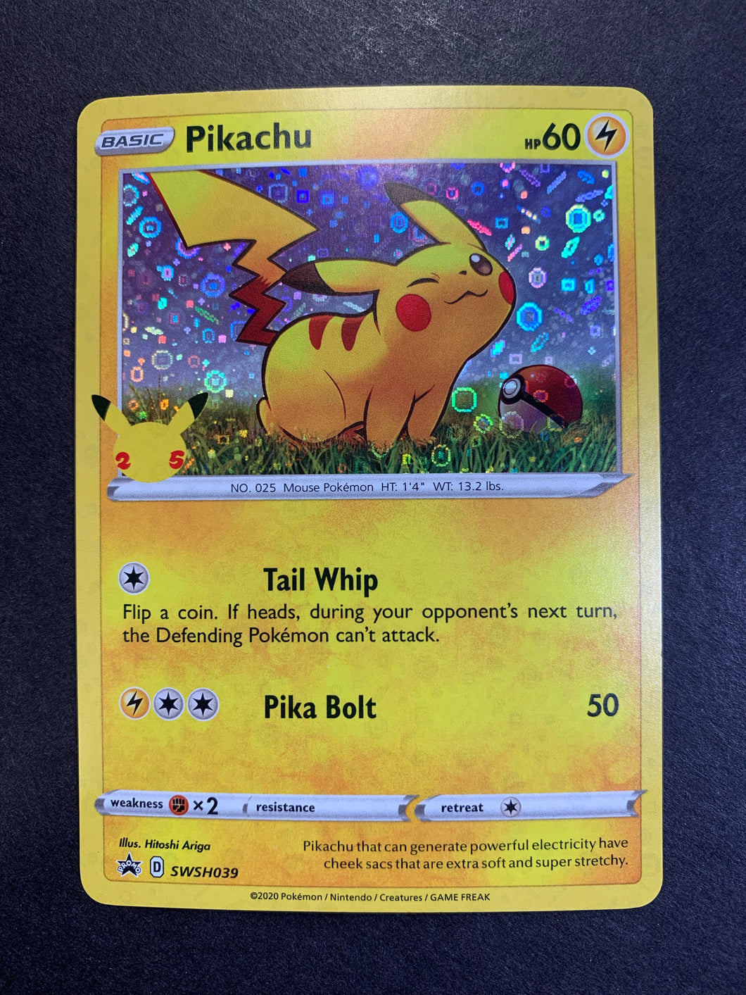 Pikachu - SWSH039 Holo Rare - Pokemon General Mills Promo JAB Games13 Pikachu - SWSH039 Holo Rare - Pokemon General Mills Promo JAB Games13