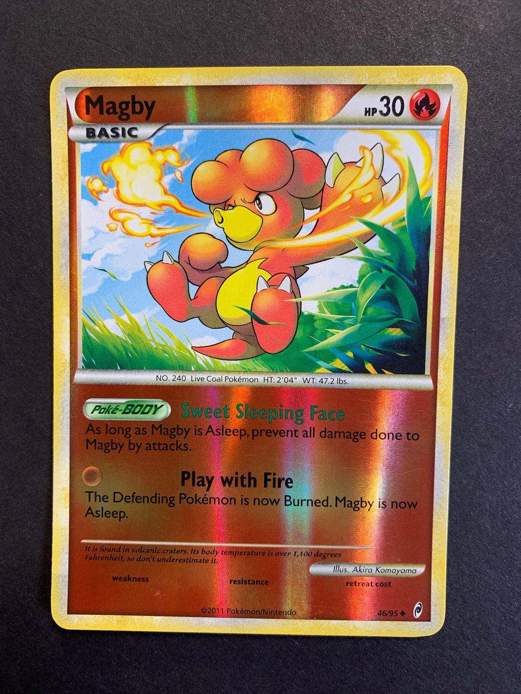 magby pokemon card Magby
