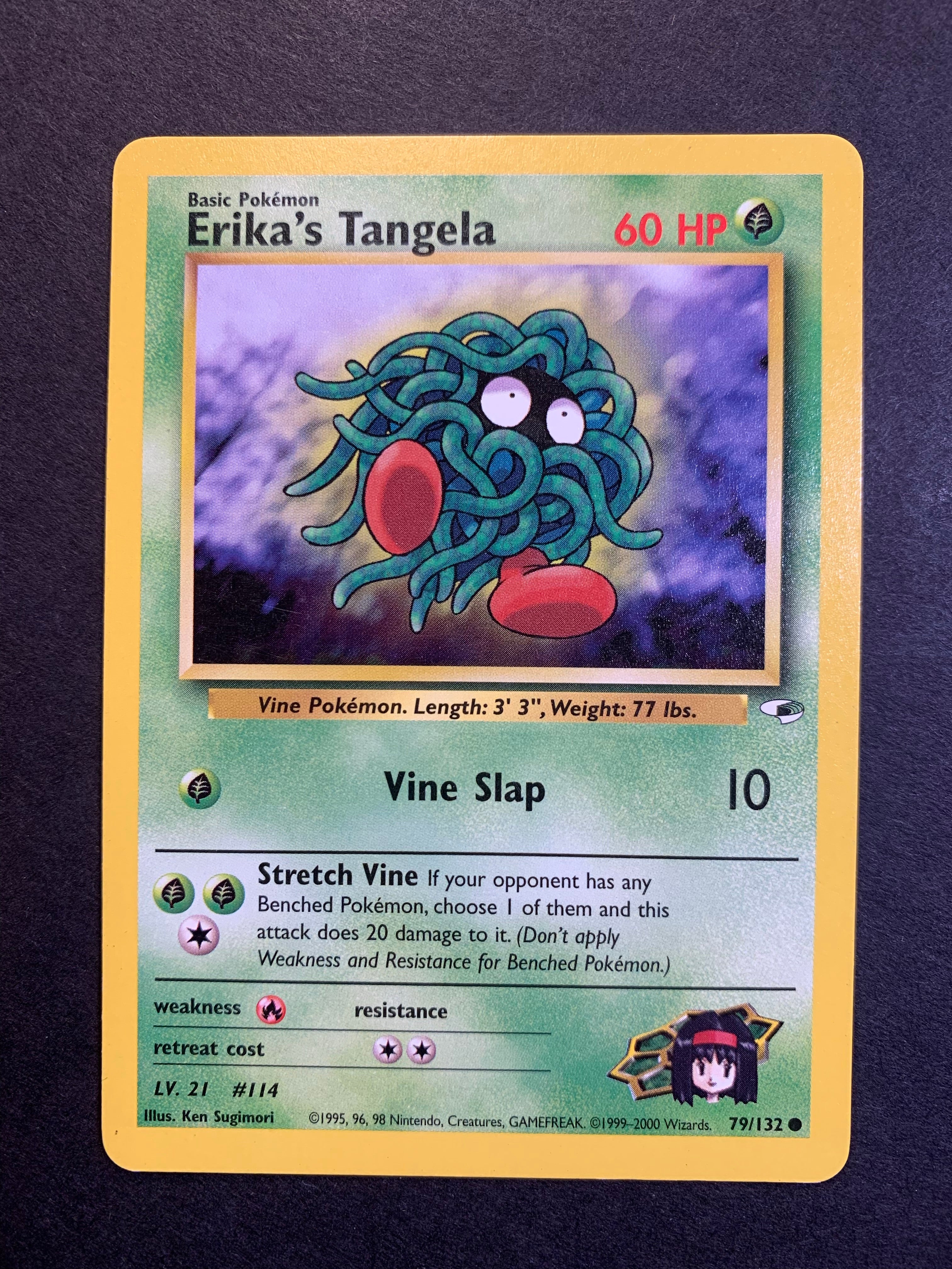 tangela pokemon card value Erika's Tangela