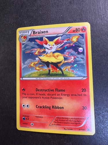 Braixen - XY161 Cosmos Holo Rare Promo