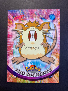 Raticate #20 - Pokemon Topps TV Animation Edition