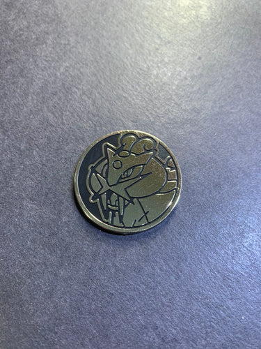 Official Raikou Pokemon Coin