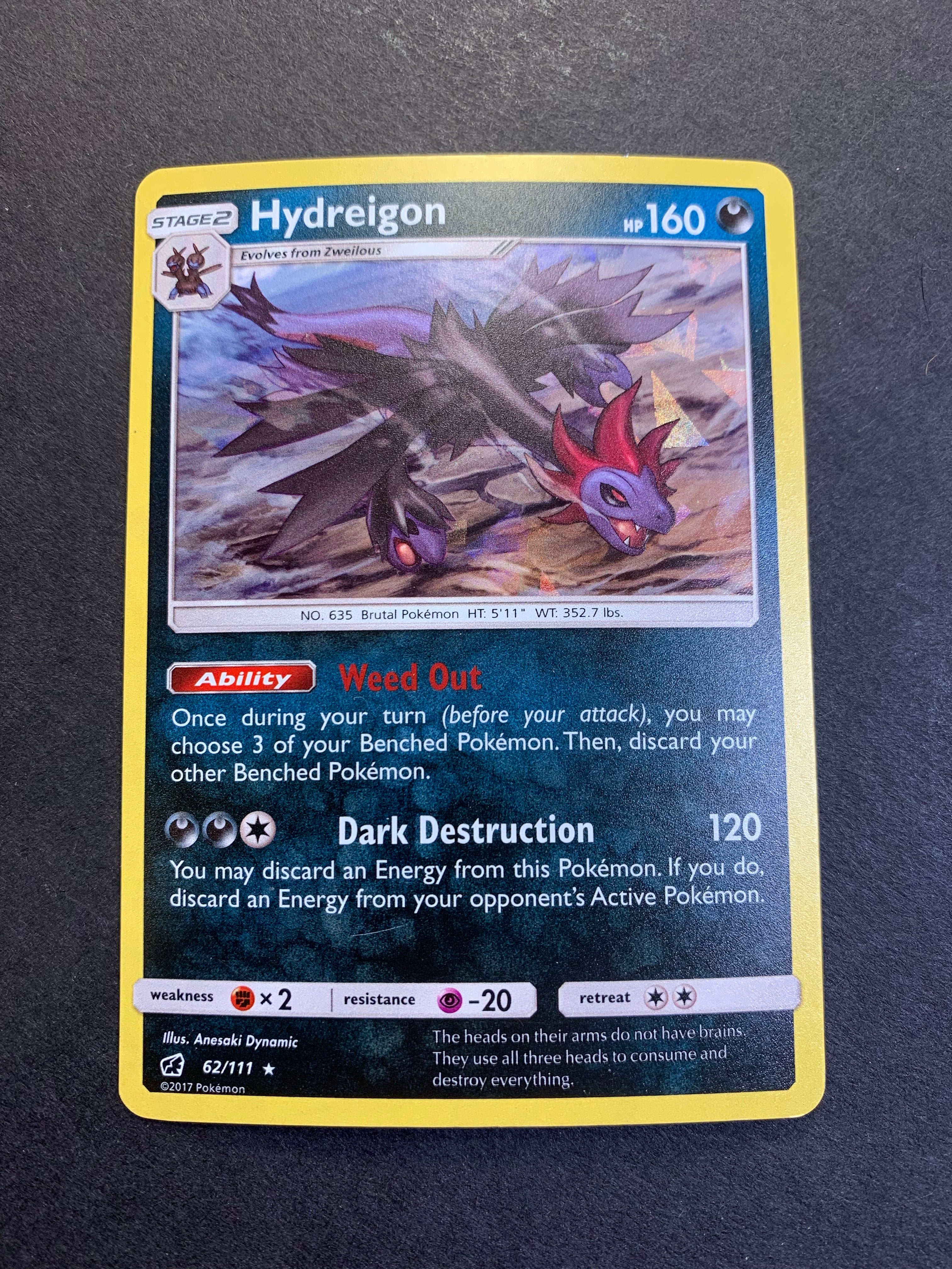 Hydreigon - 62/111 Shattered Ice Holo Rare Promo JAB Games13 Hydreigon - 62/111 Shattered Ice Holo Rare Promo JAB Games13