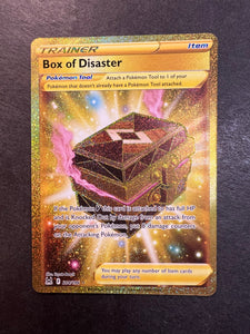 Box of Disaster - 214/196 Gold Full Art Secret Rare Trainer - Lost Origin