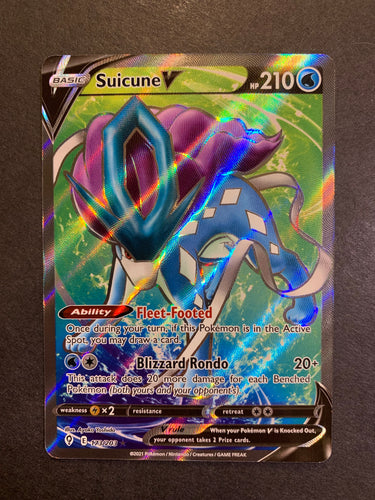 Suicune V - 173/203 Full Art Ultra Rare - Evolving Skies