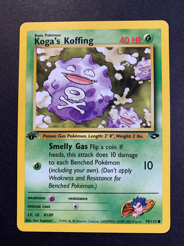 Koga’s Koffing 1st Edition - 79/132 Gym Challenge