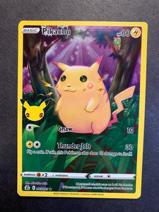 Pikachu - 5/25 Holo Ultra Rare - Celebrations JAB Games13 Pikachu - 5/25 Holo Ultra Rare - Celebrations JAB Games13