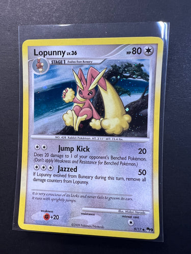 Lopunny - 9/17 Holo Rare Promo - POP Series 9