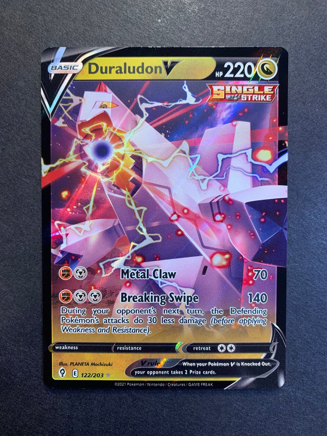 Duraludon V - 122/203 Ultra Rare - Evolving Skies JAB Games13 Duraludon V - 122/203 Ultra Rare - Evolving Skies JAB Games13