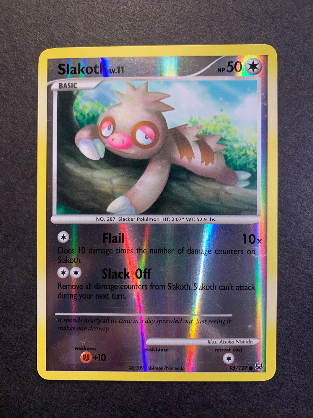 Slakoth - 95/127 Reverse Holo - Platinum Base Set JAB Games13 Slakoth - 95/127 Reverse Holo - Platinum Base Set JAB Games13