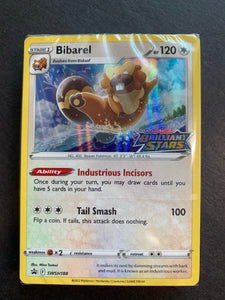 Bibarel - SWSH188 Holo Rare Sealed Brilliant Stars Prerelease Promo Pack