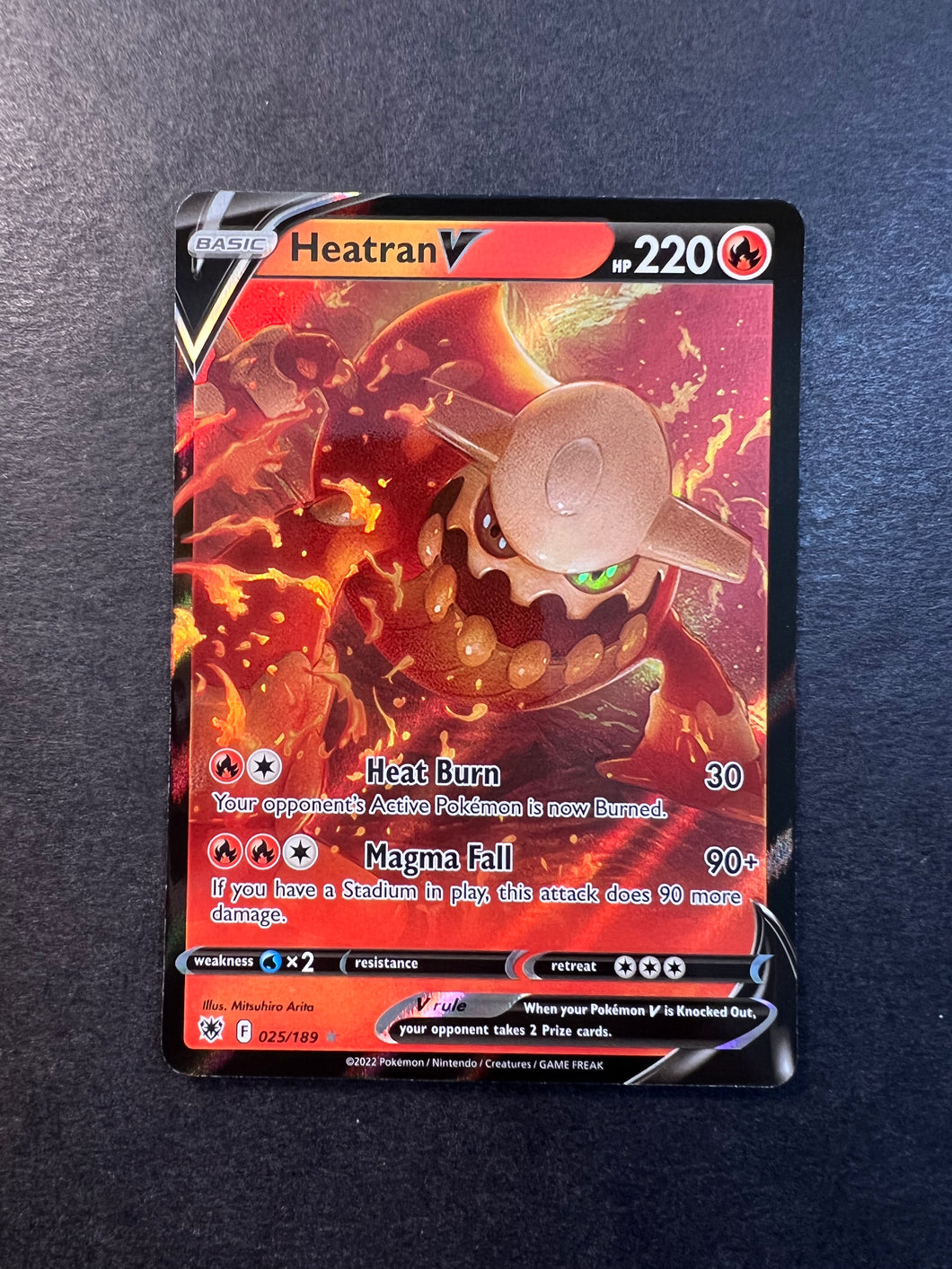 heatran v pokemon card value Heatran V - 025/189 Ultra Rare