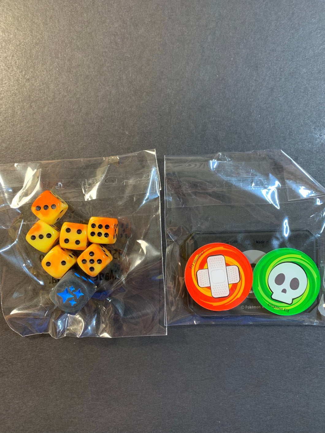 Pokemon Sealed Dice and Damage Counter Set - Hidden Fates