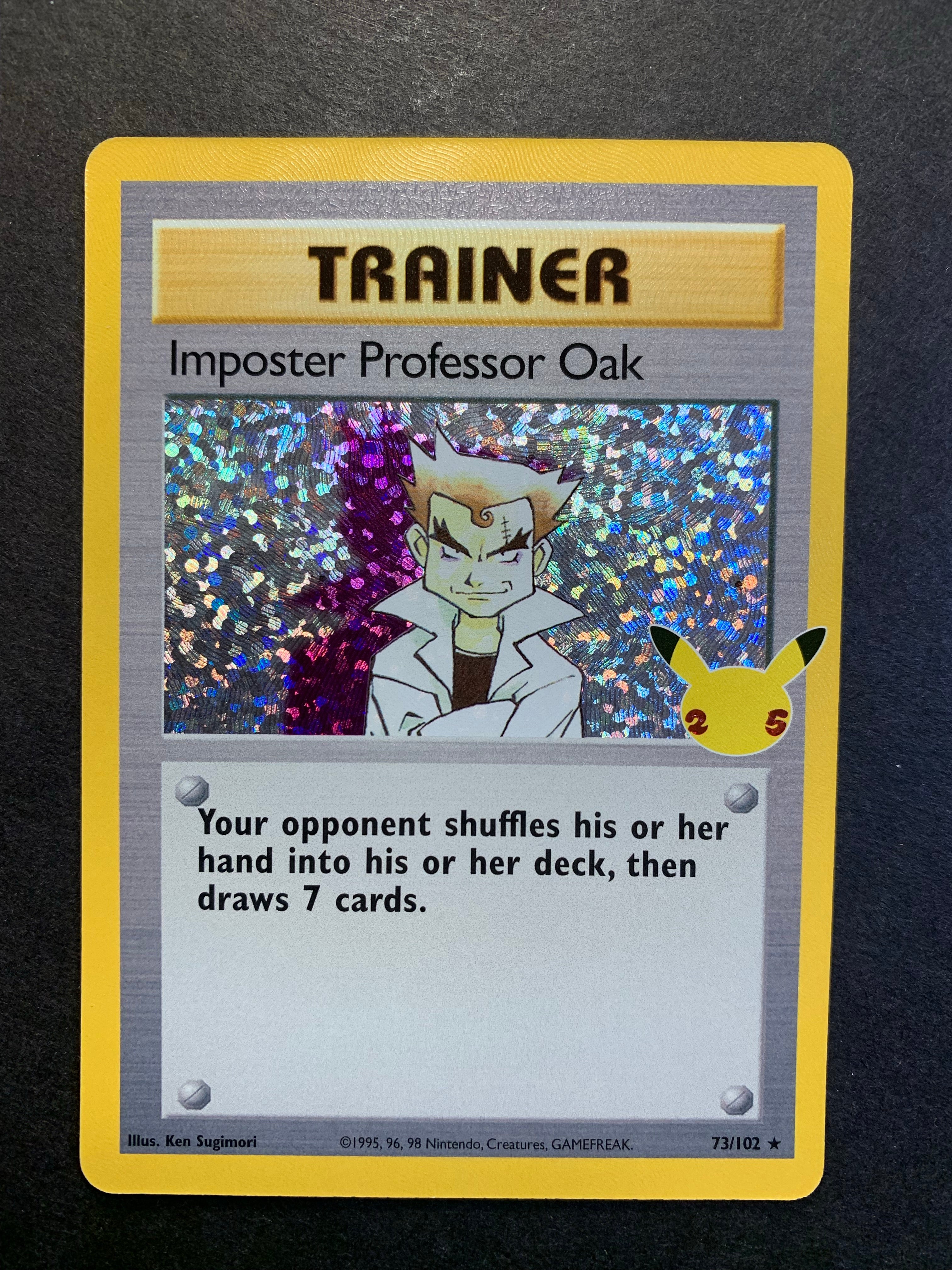 Pokemon Celebrations Classic Collection Imposter Professor Oak #73