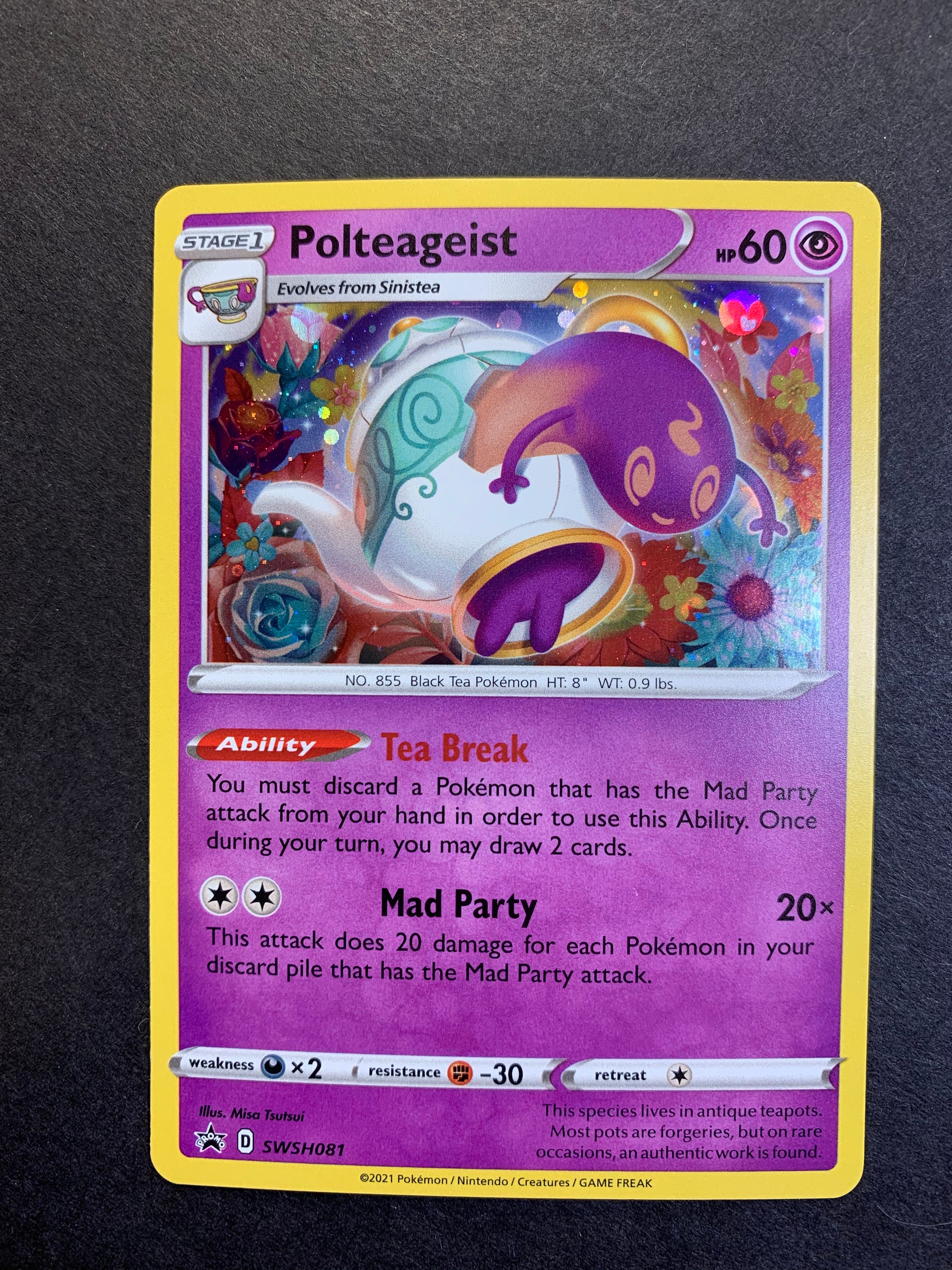 Pokemon Promo Polteageist Swsh081 Pokemon Promo Polteageist Swsh081