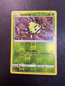pokemon go ditto cards Spinarak “Ditto” Card - 006/078 Reverse Holo