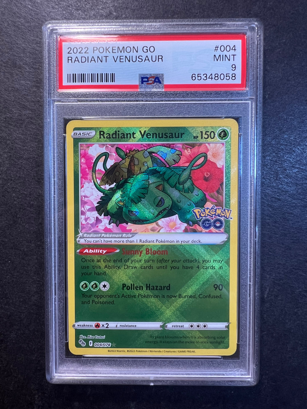 venusaur pokemon go card price ex 001 - Holofoil SV07 Stellar Crown RarityDouble Rare Hit Points340 HP Grass PSA 9 Radiant Venusaur -
