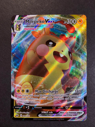 Morpeko VMax - 080/202 Full Art Ultra Rare - Sword and Shield