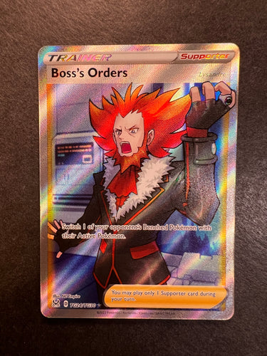 Boss’s Orders - TG24/TG30 Full Art Ultra Rare Trainer - Lost Origin