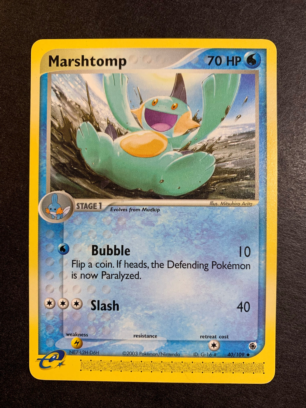 pokemon marshtomp card Marshtomp - 40/109 Uncommon