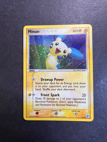 Minun - 6/12 Holo Rare Promo