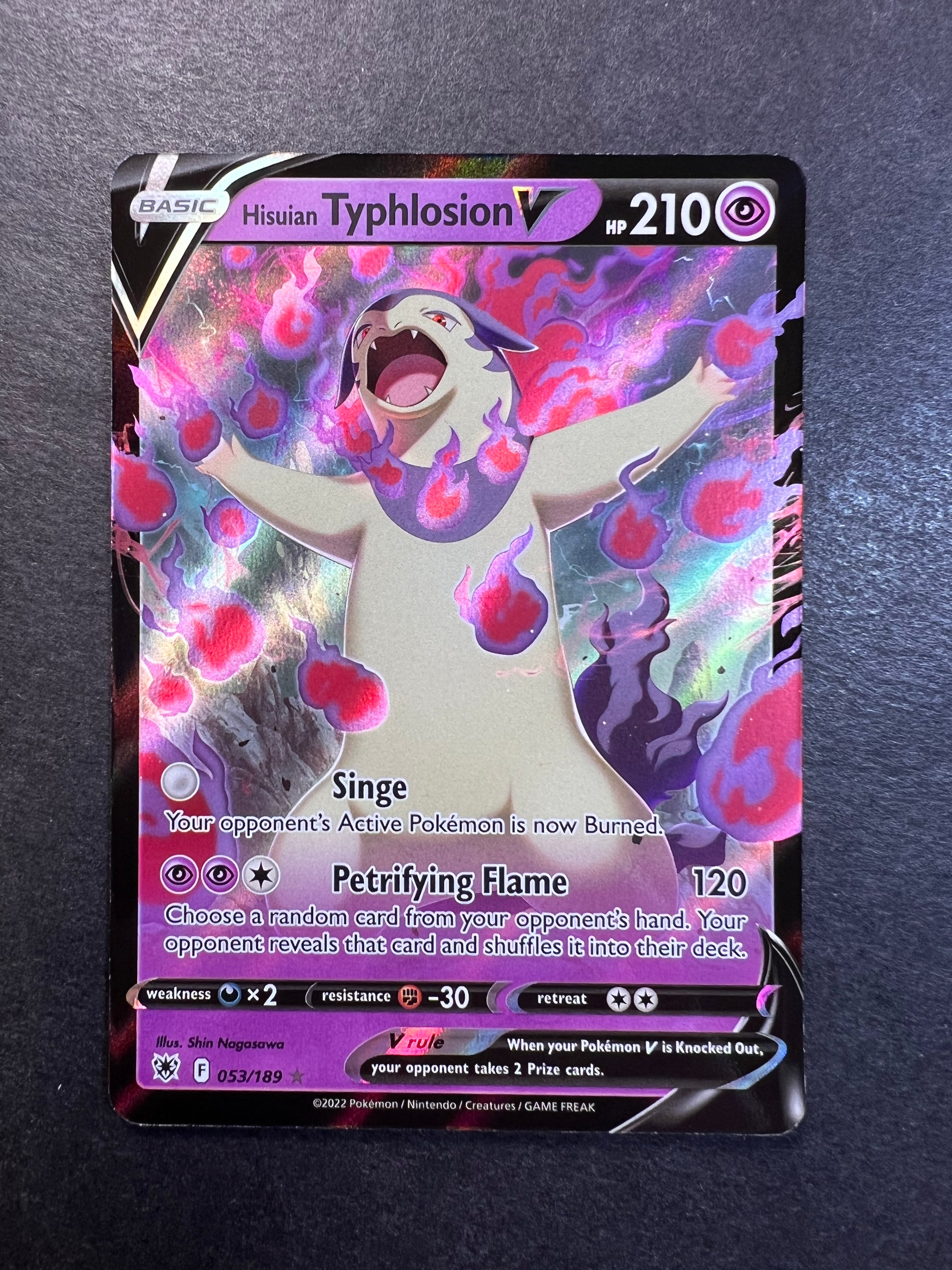 Hisuian Typhlosion V - 053/189 Ultra Rare - Astral Radiance JAB Games13 Hisuian Typhlosion V - 053/189 Ultra Rare - Astral Radiance JAB Games13