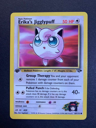 Erika’s Jigglypuff 1st Edition - 69/132 Gym Challenge