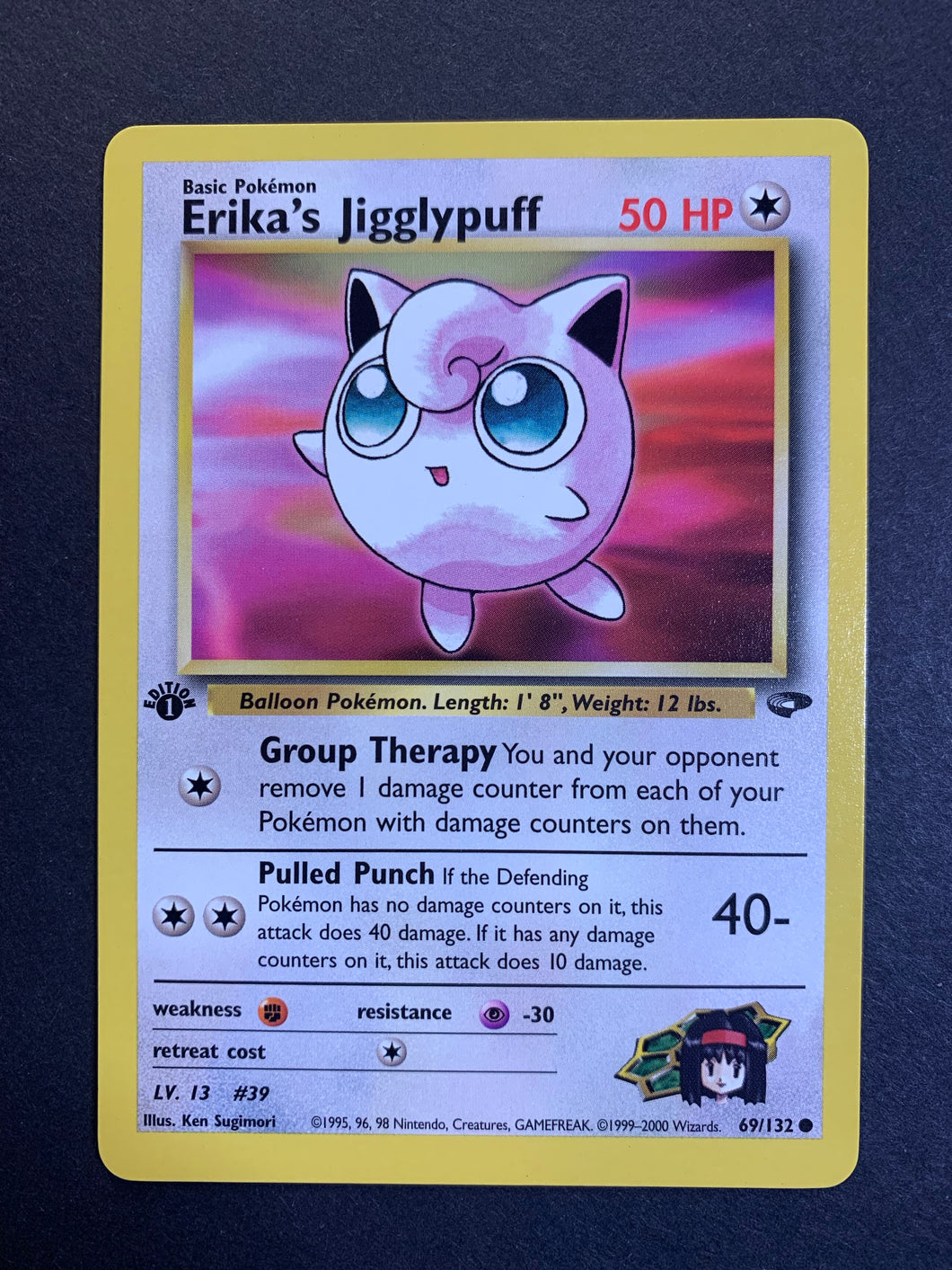 Erika’s Jigglypuff 1st Edition - 69/132 Gym Challenge