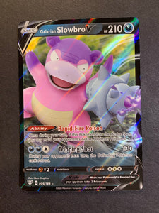 shiny slowbro pokemon card Galarian Slowbro V - 099/189 Ultra Rare