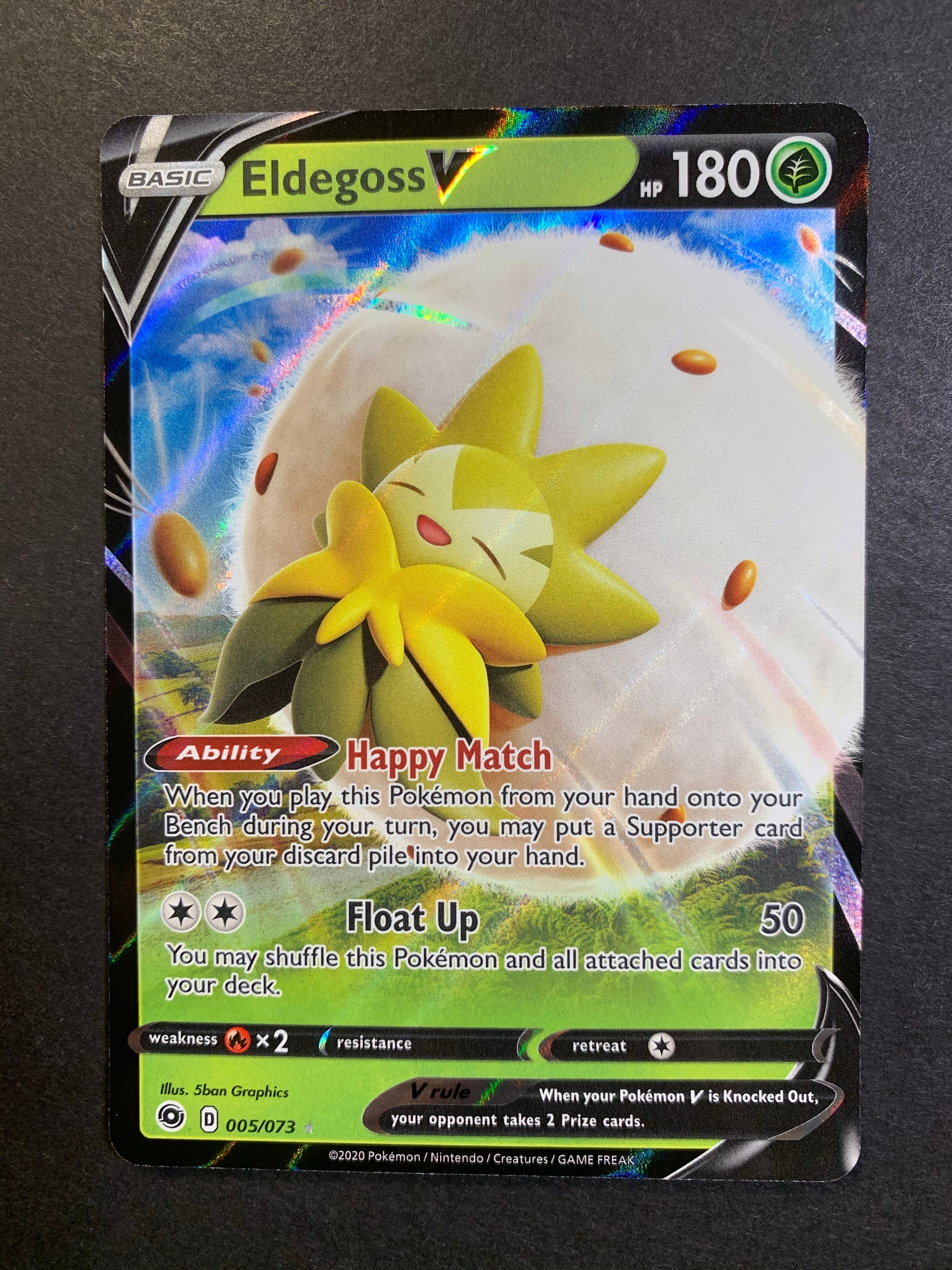 eldegoss v pokemon card value (swshp-SWSH084) your opponent takes 2 Prize cards. Eldegoss V Pokemon Cards Price