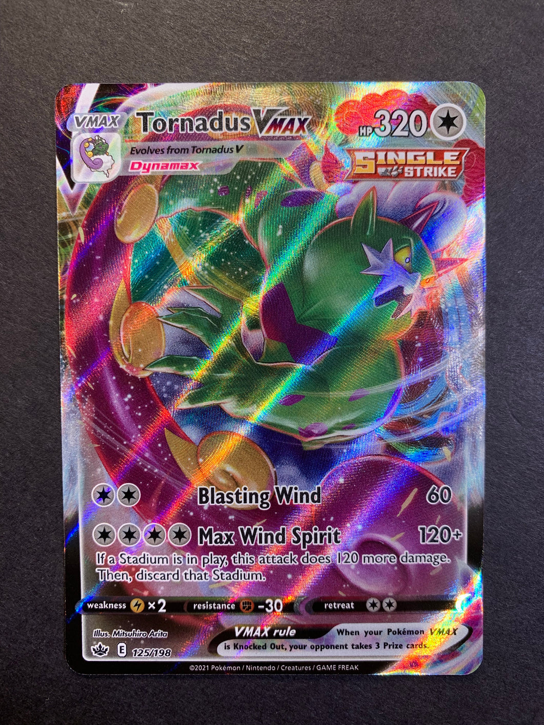 Tornadus Vmax - Chilling Reign - (125)| Pokemon Card Tornadus Vmax - Chilling Reign - (125)| Pokemon Card