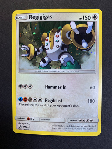 Regigigas - SM243 Holo Rare Promo - Pokemon