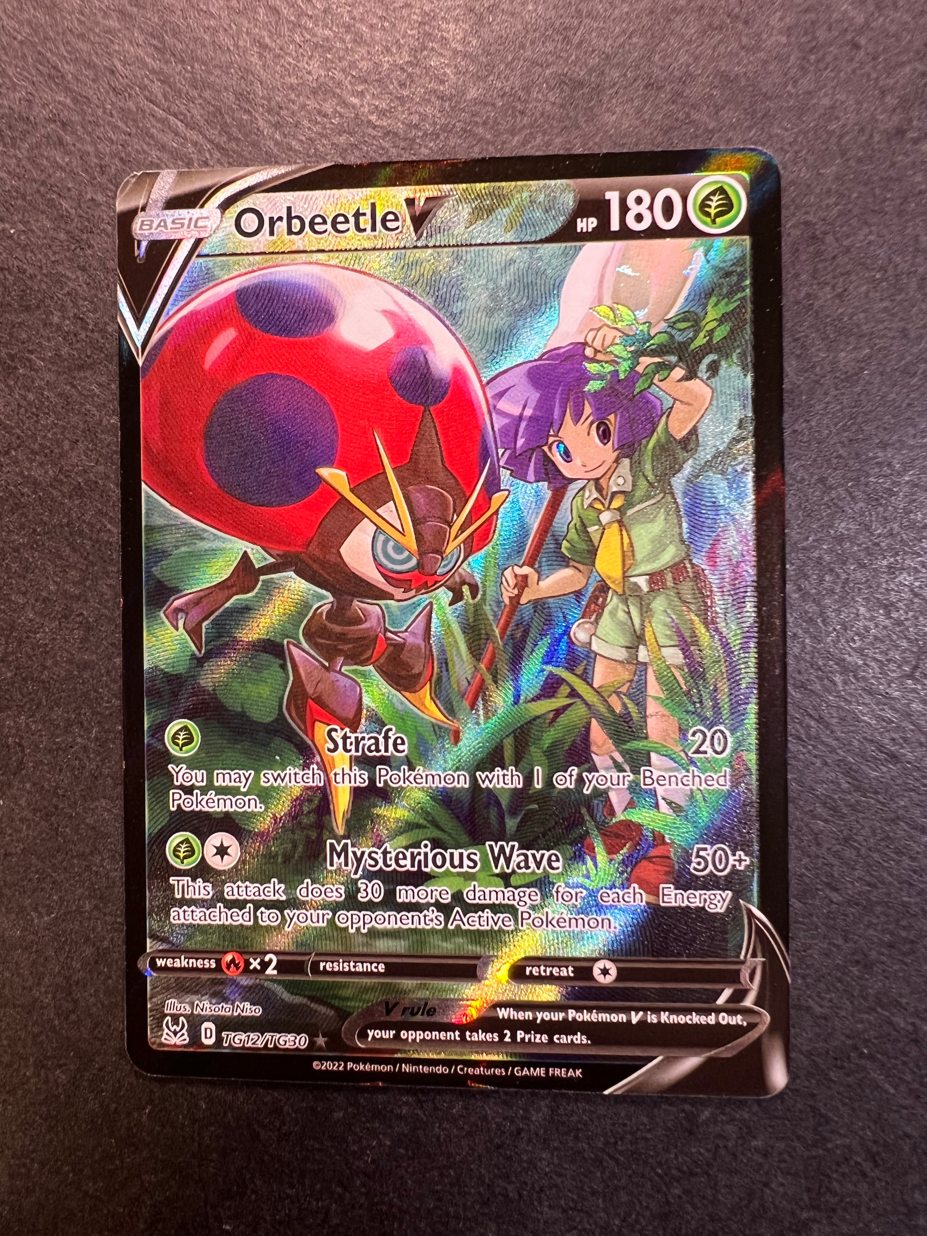 Orbeetle V - TG12/TG30 Full Art Ultra Rare - Lost Origin – JAB Games13