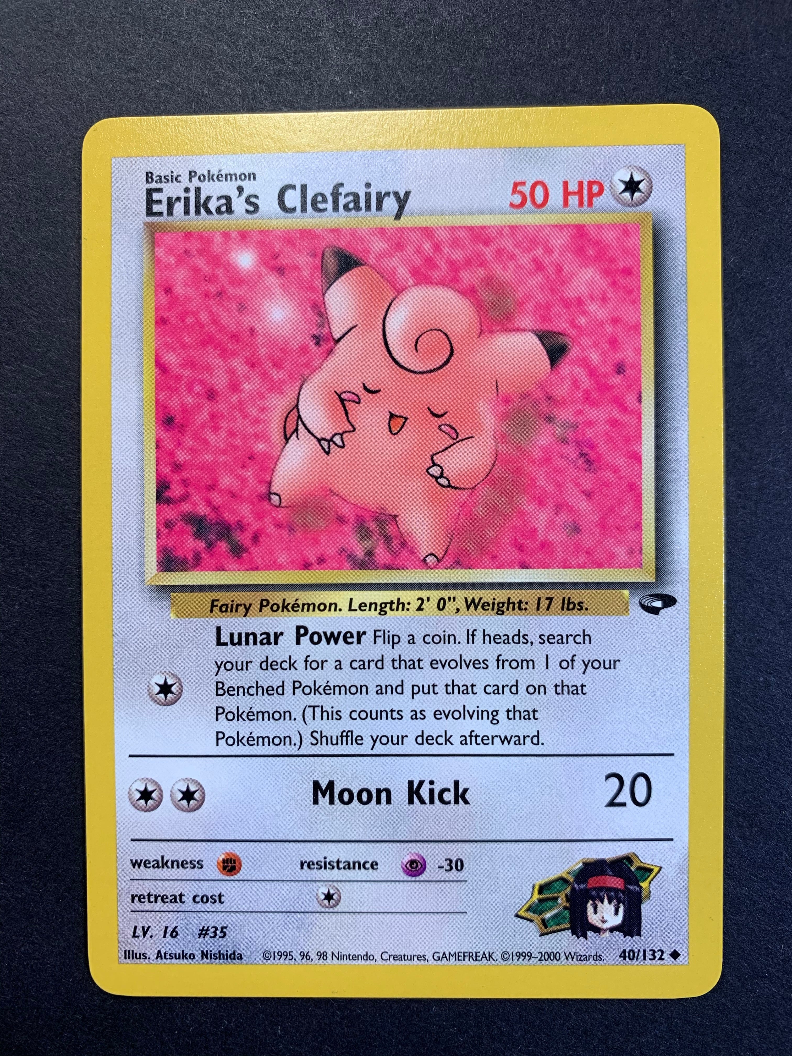 Erika's Clefairy - 40/132 Vintage Gym Challenge – JAB Games13