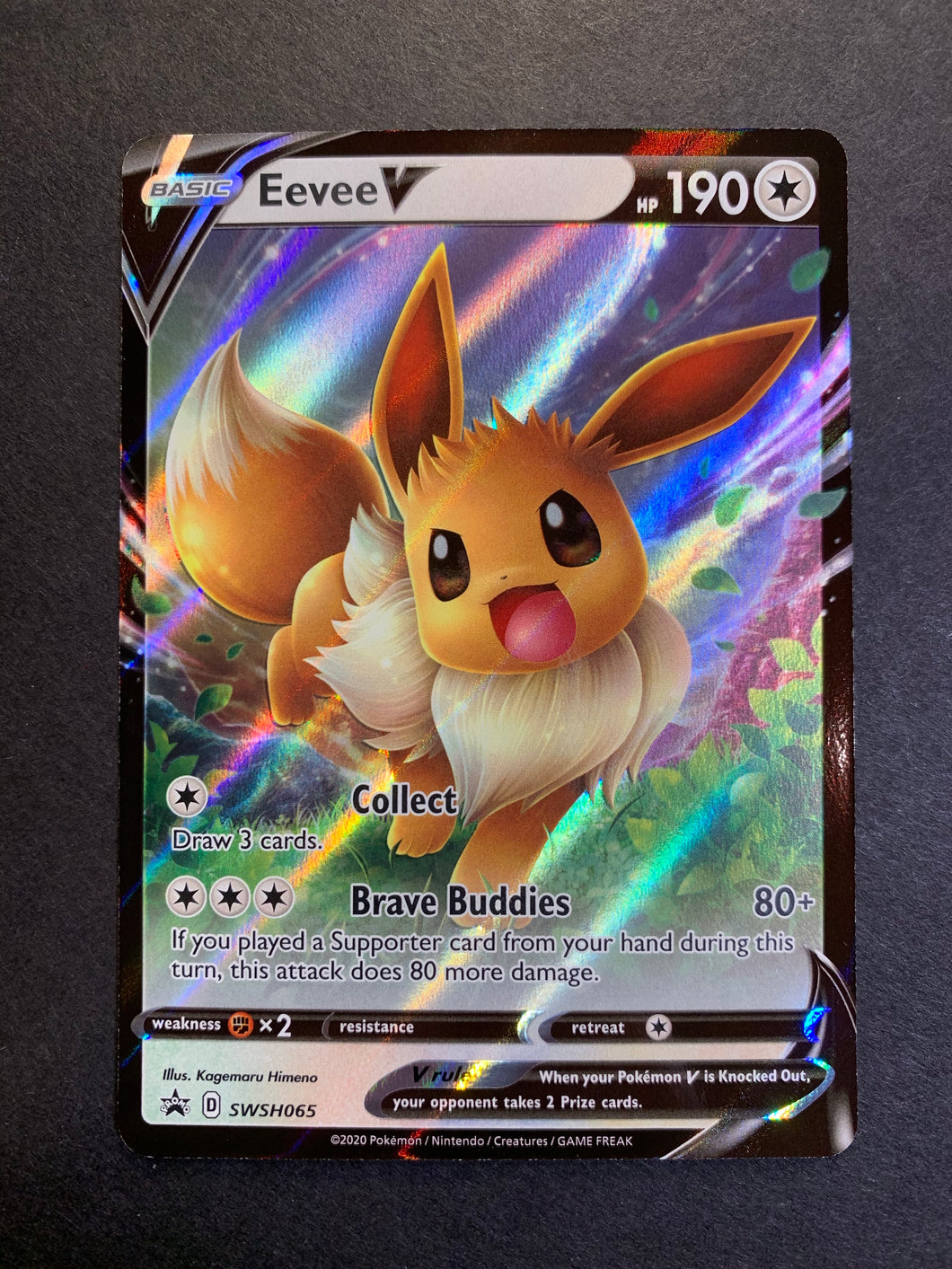 Eevee V - SWSH065 Ultra Rare Promo JAB Games13 Eevee V - SWSH065 Ultra Rare Promo JAB Games13