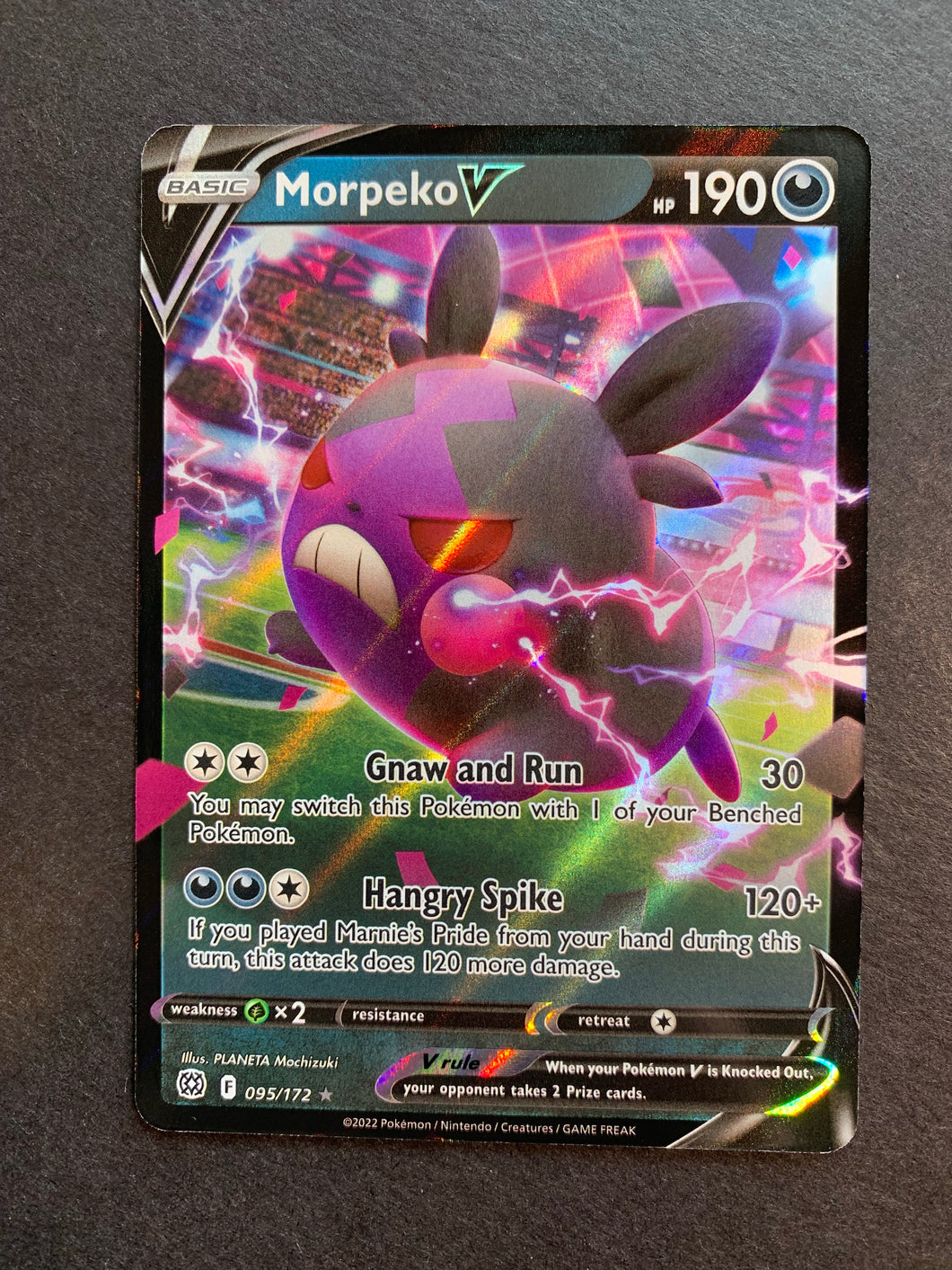 Morpeko V - 095/172 Ultra Rare - Brilliant Stars Morpeko V - 095/172 Ultra Rare - Brilliant Stars