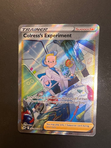 Colress’s Experiment - GG59/GG70 Full Art Ultra Rare Trainer - Crown Zenith