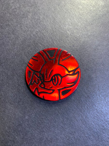Official Fennekin Pokemon Coin - Red