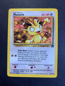 Meowth - 62/82 Team Rocket Set JAB Games13 Meowth - 62/82 Team Rocket Set JAB Games13