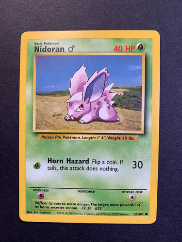 Nidoran - 55/102 Vintage Base Set