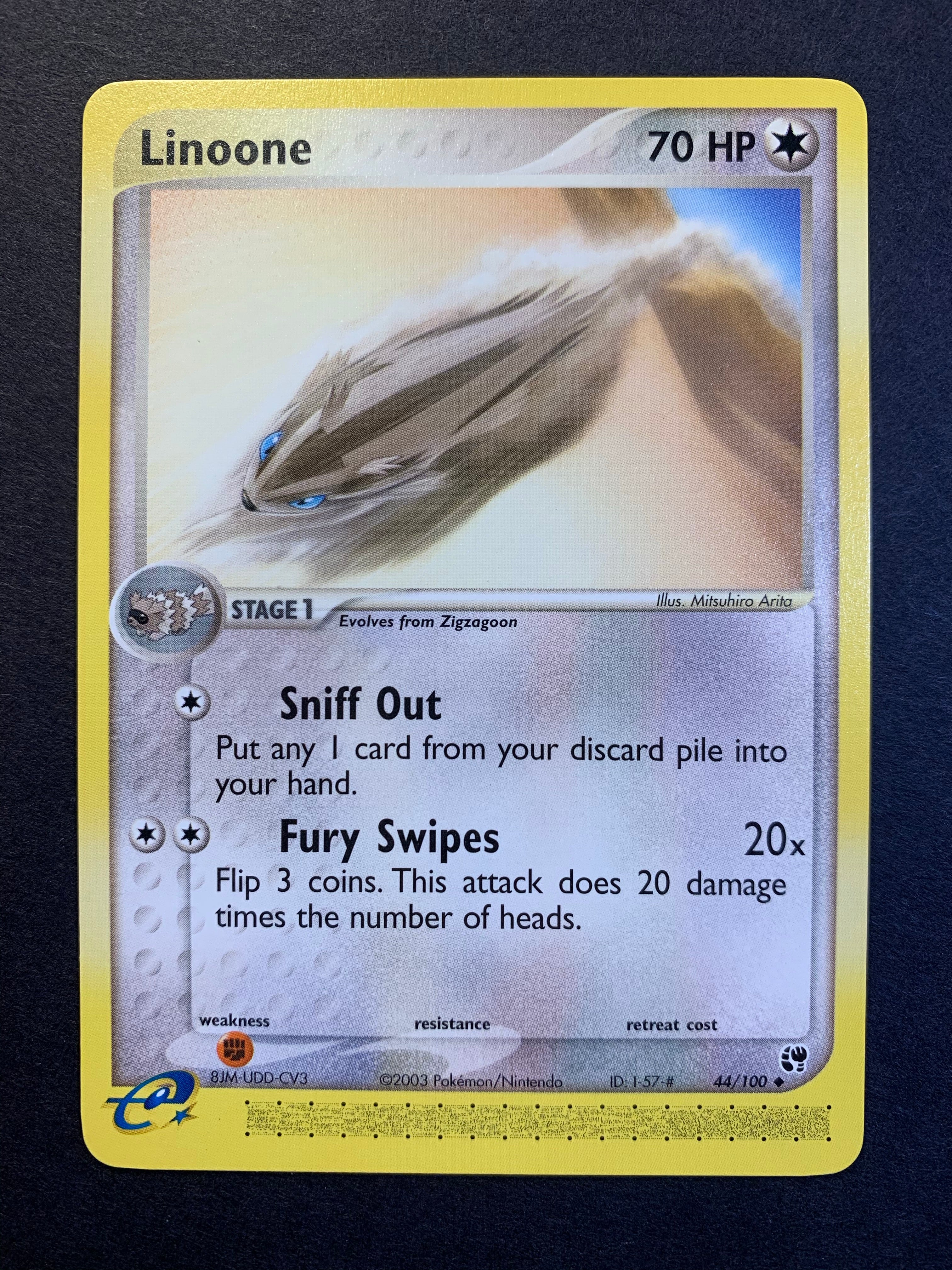 Linoone (44/100) [EX: Sandstorm] Lightly Played