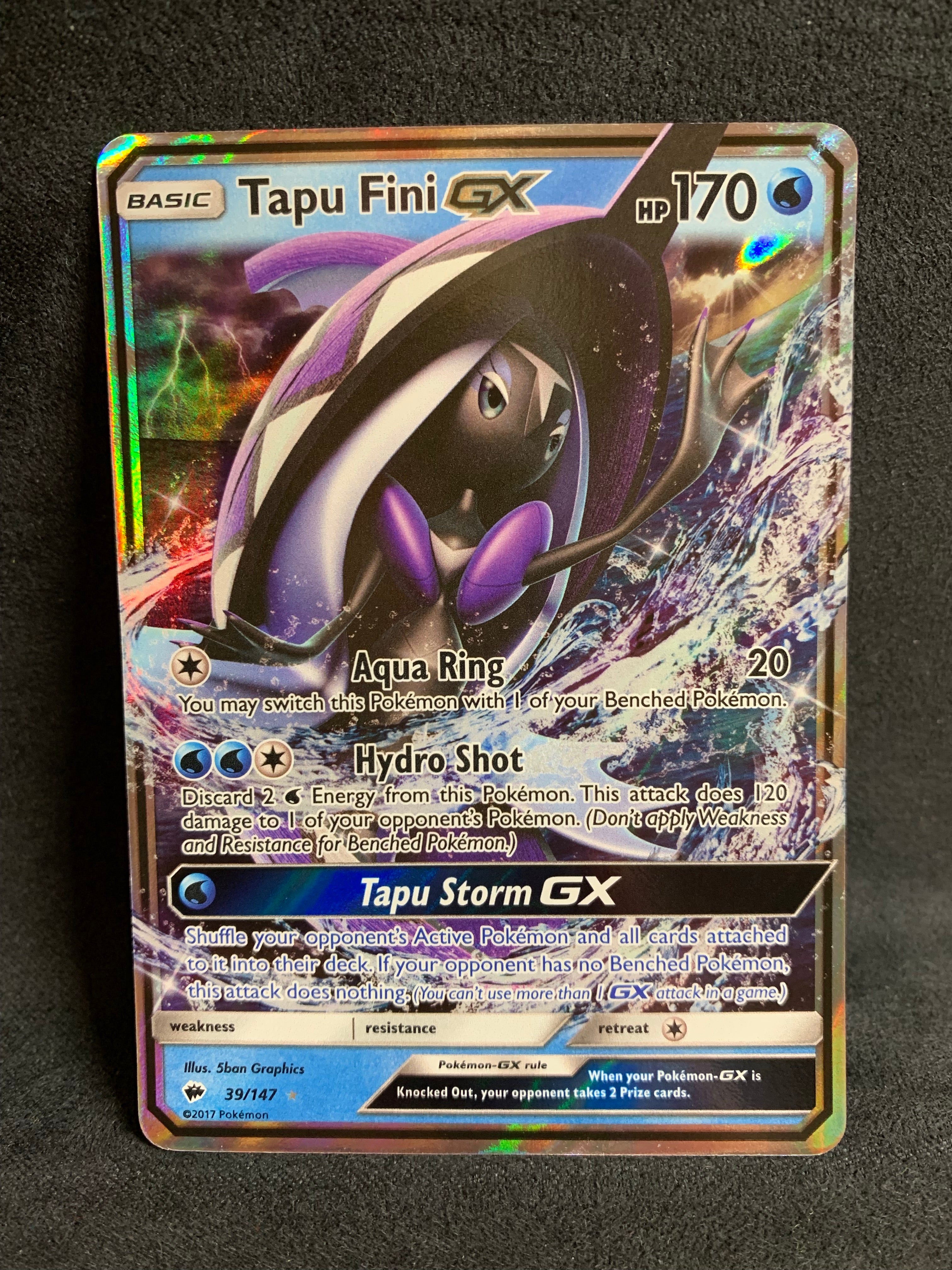 Tapu Fini-GX - 39/147 - Ultra Rare - Sun & Moon: Burning Shadows | Pokemon | Games & Puzzles Tapu Fini-GX - 39/147 - Ultra Rare - Sun & Moon: Burning Shadows | Pokemon | Games & Puzzles