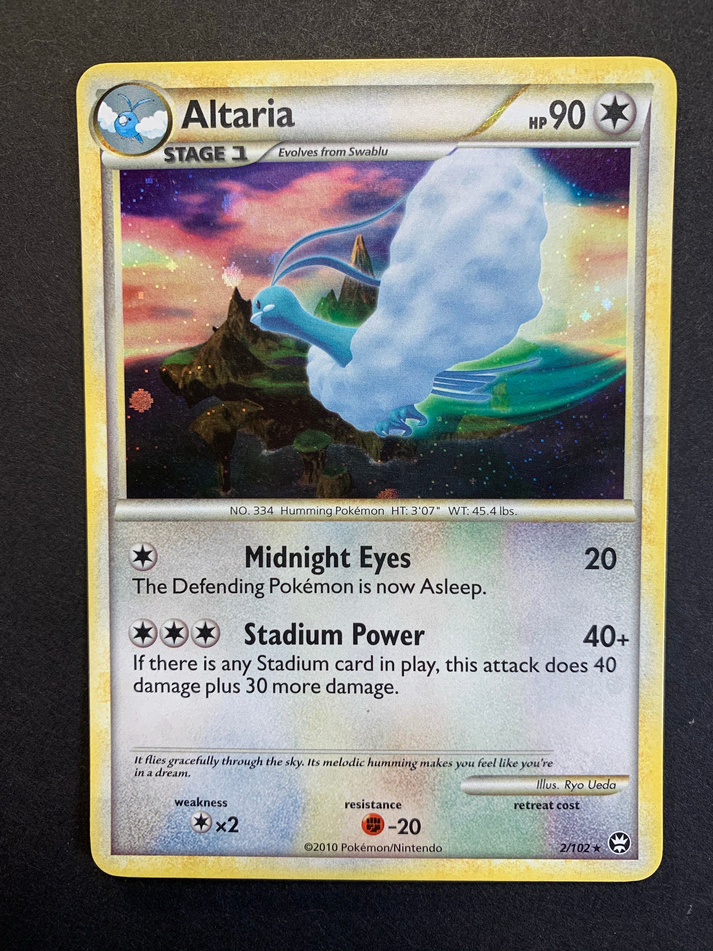 Spiritomb Holo - Triumphant Pokémon card 10/102