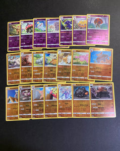 Pokemon Battle Styles Complete Reverse Holo Set - 123 Cards + 4 Ultra Rare V