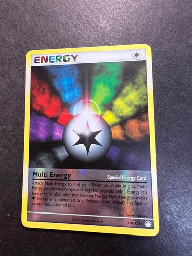 Multi Energy - 118/123 Reverse Holo Rare - Mysterious Treasures